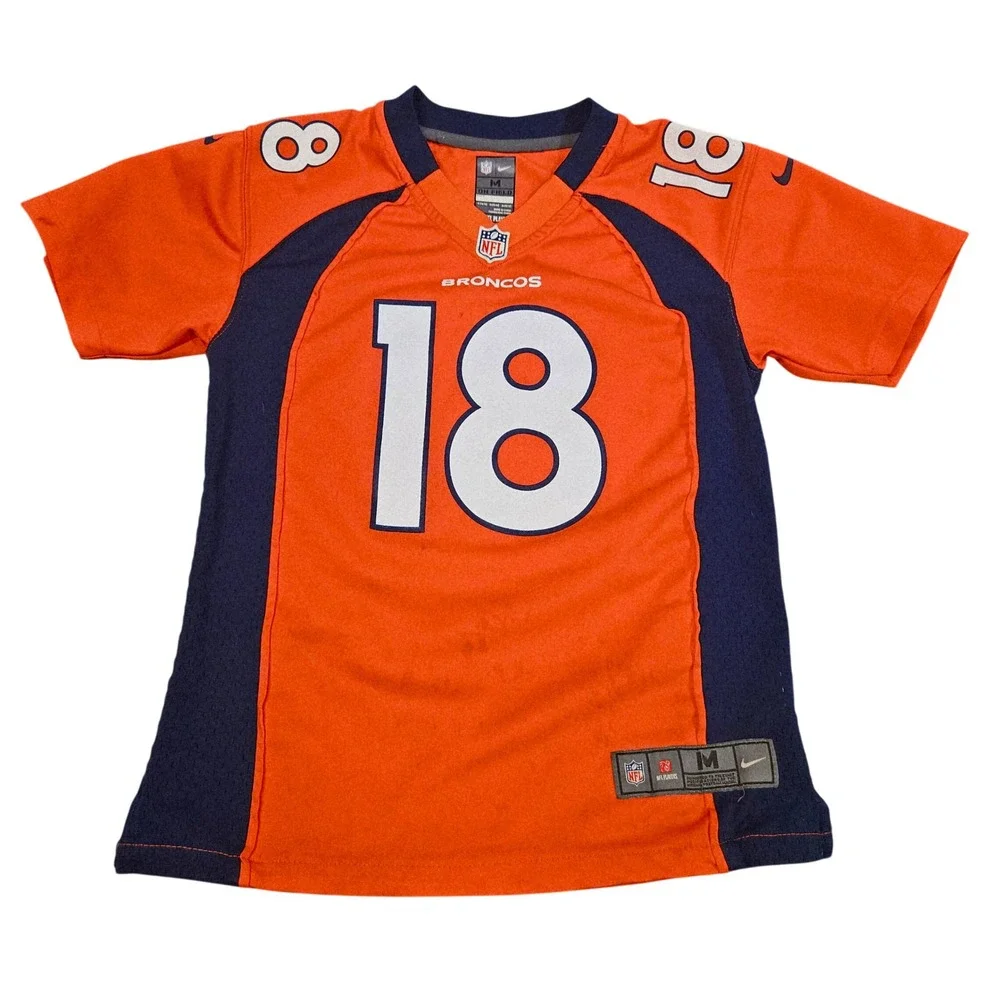 Denver Broncos Peyton Manning Jersey Youth‎ Large NFL Football Sportswear Fan
